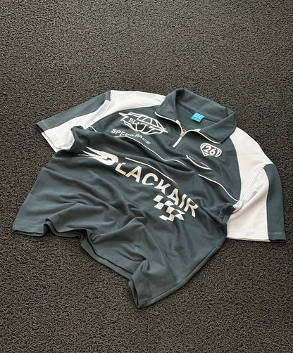 Premium Grey Blackair polo