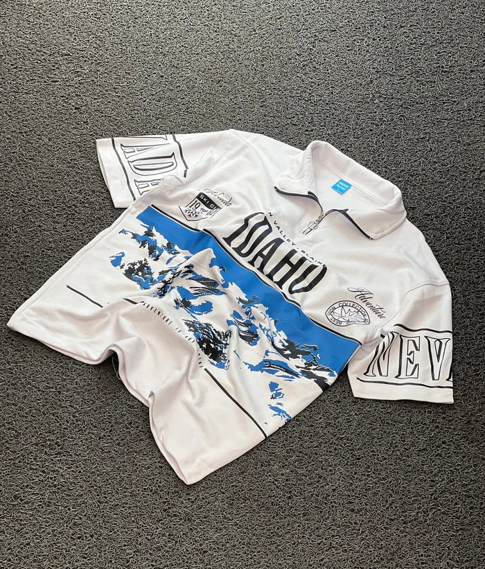 Premium white IDAHO polo