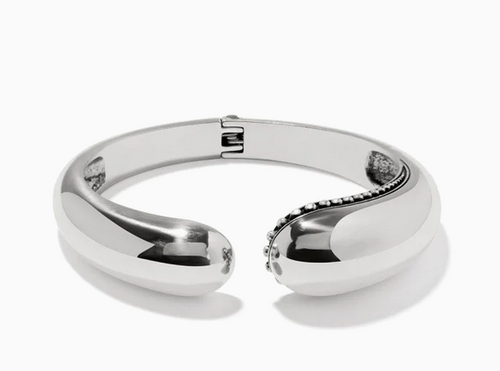 Pretty Tough Droplet Hinged Bangle Bracelet