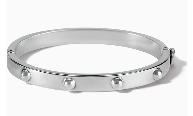 Pretty Tough Groove Hinged Bangle Bracelet