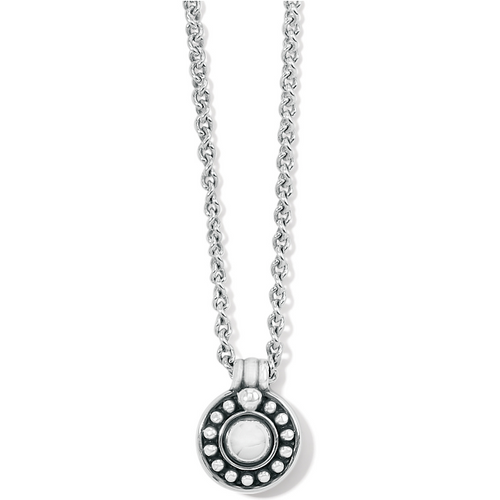 Pretty Tough Stud Necklace-Silver