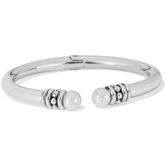 Pretty Tough Stud Open Hinged Bangle Bracelet