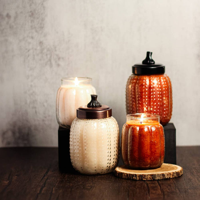 Pumpkin Large Candle (26oz.) – Honey Pear Cider