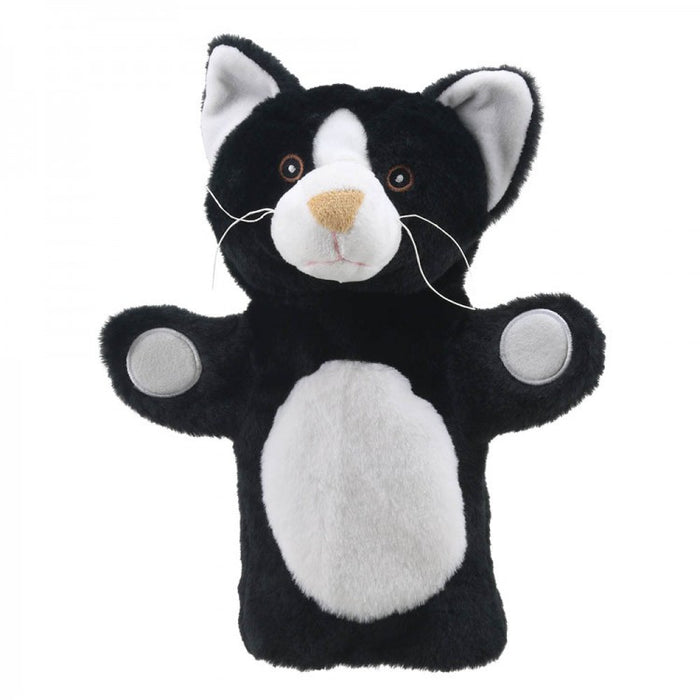 Puppet Buddies- Black & White Cat Hand Puppet