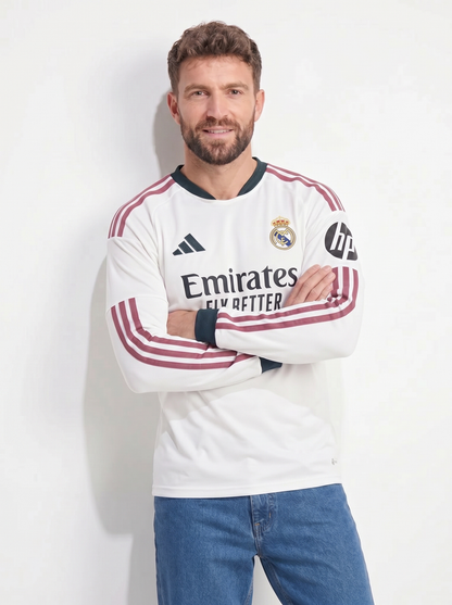 REAL MADRID FC 2026/27 LONG SLEEVE HOME SHIRT