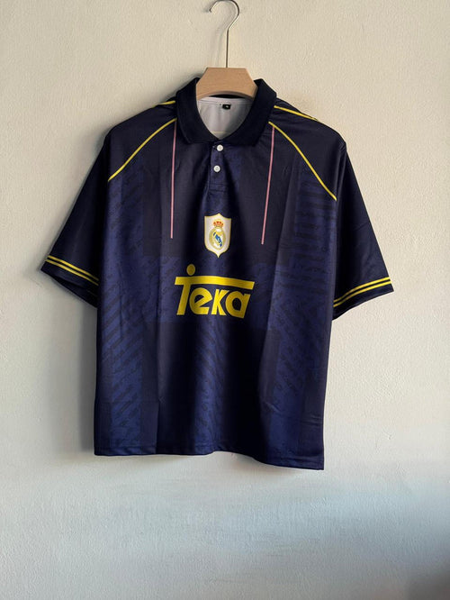 Real Madrid Zidane #5 Vintage-Style Performance Polo