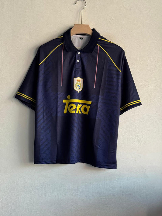 Real Madrid Zidane #5 Vintage-Style Performance Polo