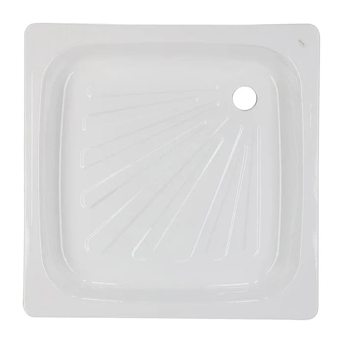 Receptáculo de Acero Esmaltado Atenas 80x80x15 cm sin Desagüe