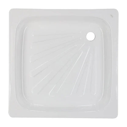 Receptáculo de Acero Esmaltado Atenas 80x80x15 cm sin Desagüe