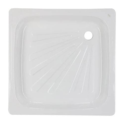 Receptáculo de Acero Esmaltado Atenas 80x80x15 cm sin Desagüe