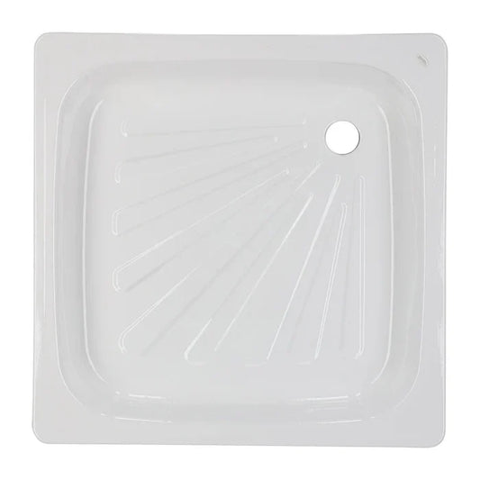 Receptáculo de Acero Esmaltado Atenas 80x80x15 cm sin Desagüe