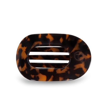 Round Flat Hair Clip | Small | Tortoise