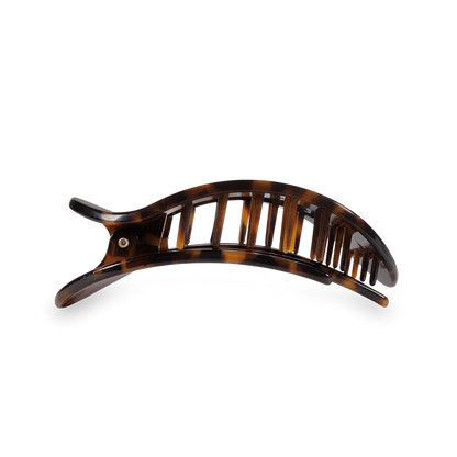 Round Flat Hair Clip | Small | Tortoise