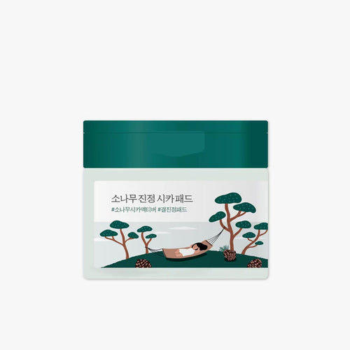 Round Lab Pine Calming Cica Pad soothing toner pads for sensitive skin