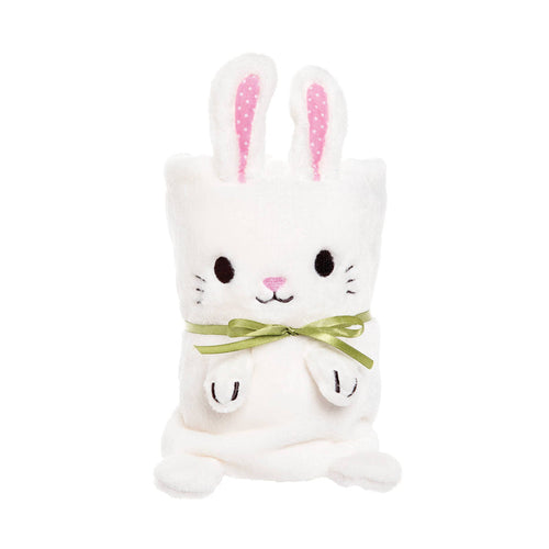 SALE Easter Bunny Rabbit White Blanket