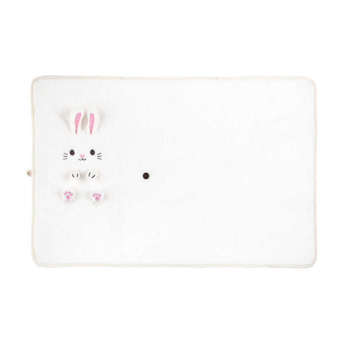SALE Easter Bunny Rabbit White Blanket