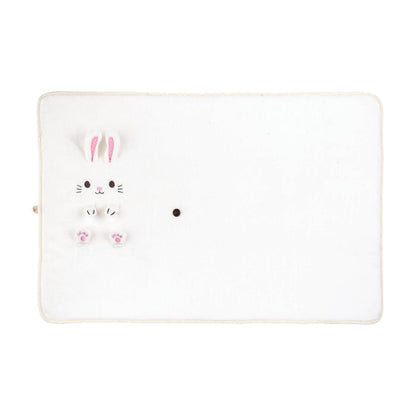 SALE Easter Bunny Rabbit White Blanket