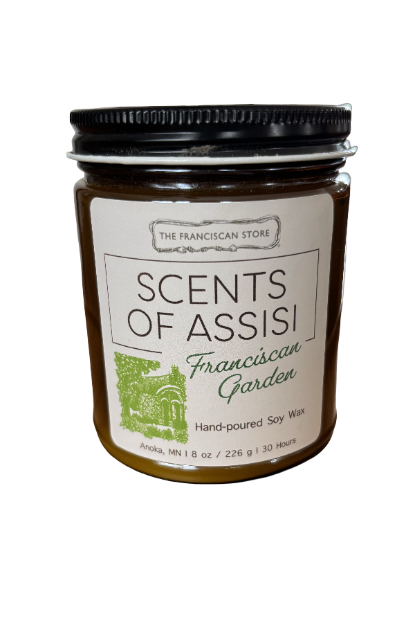 Scents of Assisi 8 oz Candles - Hand-Poured Franciscan Inspired Home Fragrance