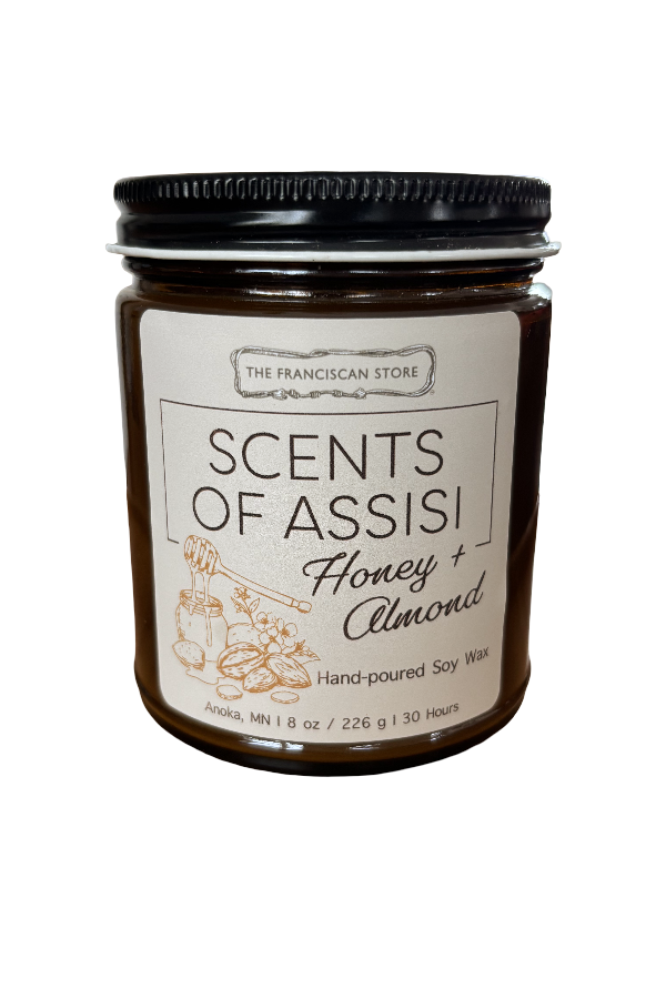 Scents of Assisi 8 oz Candles - Hand-Poured Franciscan Inspired Home Fragrance