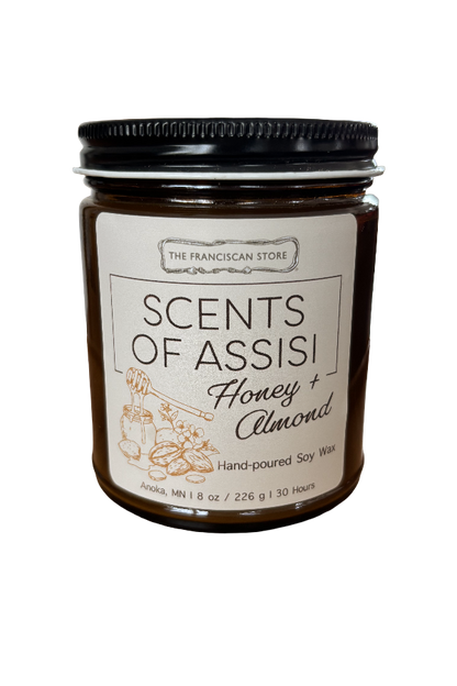 Scents of Assisi 8 oz Candles - Hand-Poured Franciscan Inspired Home Fragrance