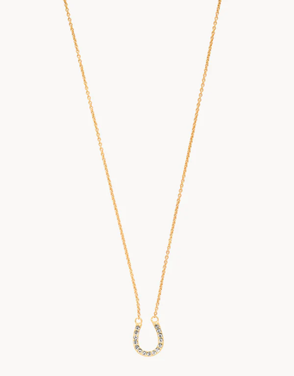 Sea La Vie Necklace 18" Feel Lucky/Horseshoe Gold