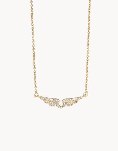 Sea La Vie Necklace 18'' Fly/Wings Gold