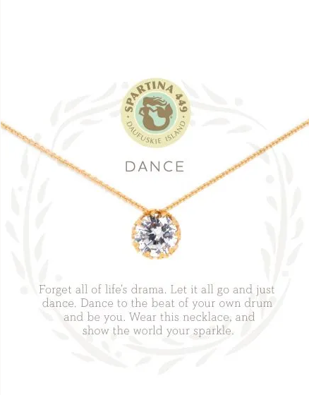 Sea La Vie Necklace Dance/Gem Gold