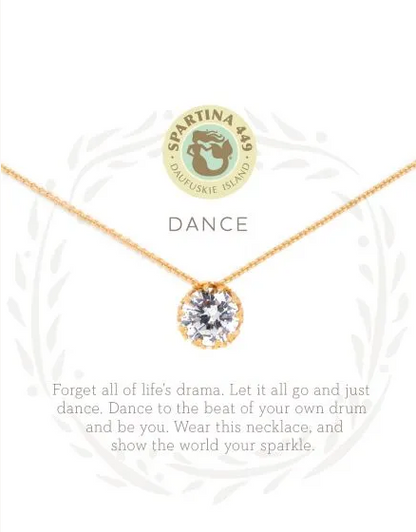 Sea La Vie Necklace Dance/Gem Gold