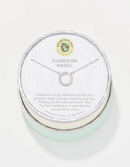 Sea La Vie Necklace Guardian Angel/Halo Silver