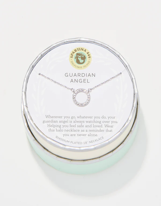 Sea La Vie Necklace Guardian Angel/Halo Silver