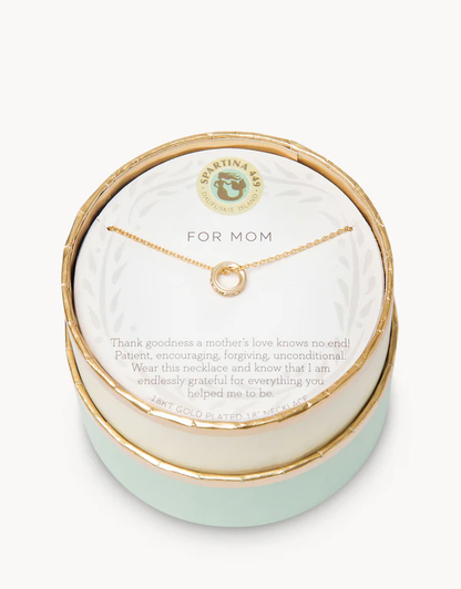 Sea La Vie Necklace Mom/Ring Gold