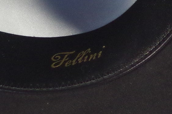 Sharp Guerra 1855 Handmade Italian Slate Gray Fedora - Sz 7 3/8