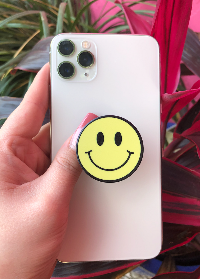 Smiley Face Pop Socket