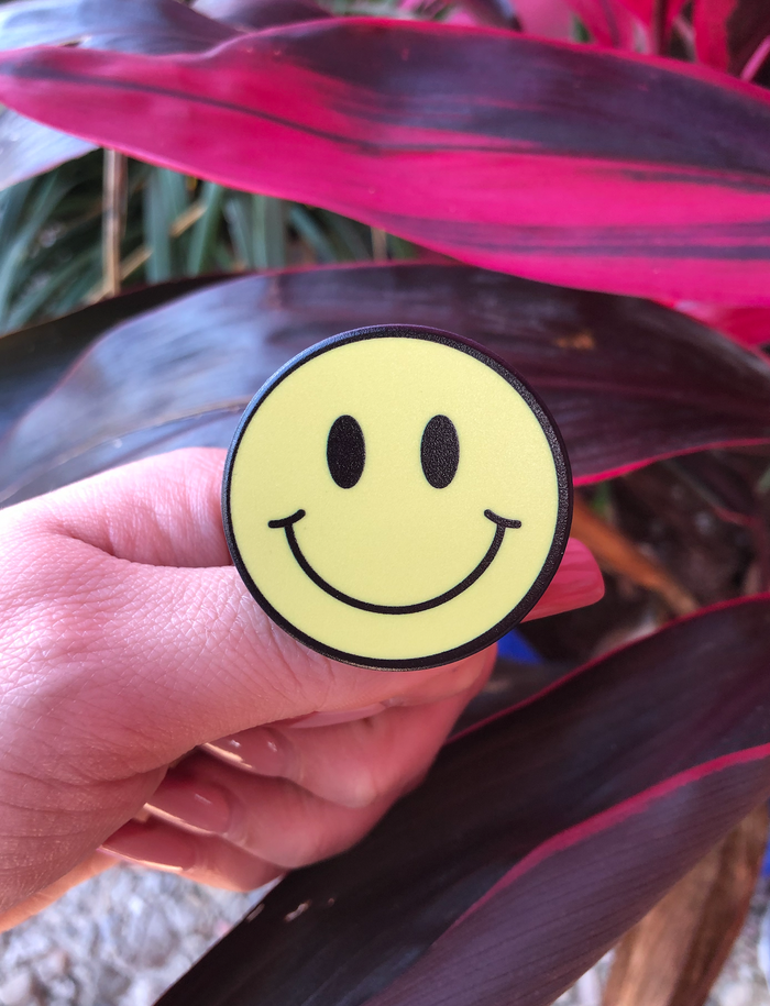 Smiley Face Pop Socket