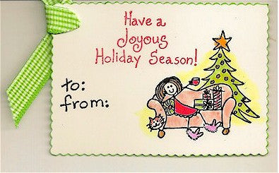 Sofa Girl Rubber Stamp 2551F