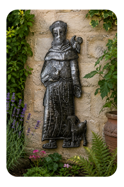 St. Francis Handmade Metal Art - Fair Trade, Haiti