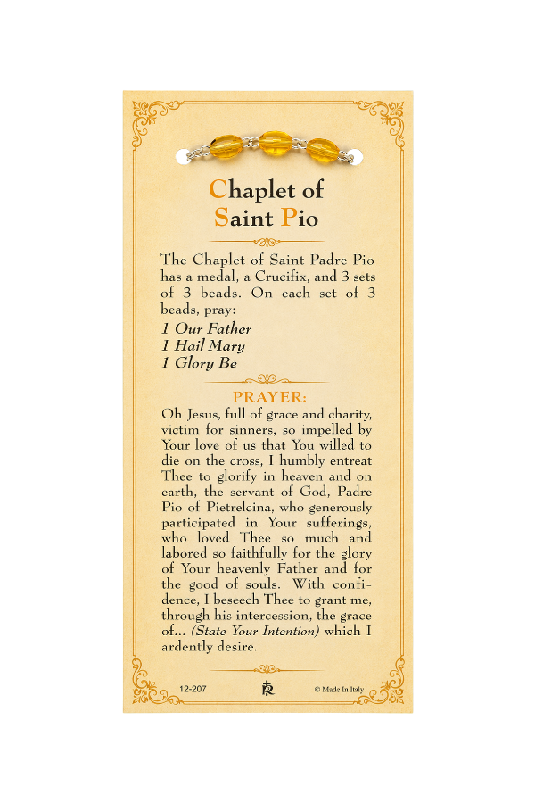 St. Padre Pio Chaplet