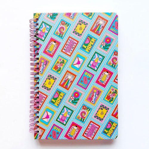 Stamp Pattern Notebook