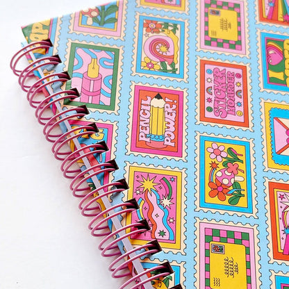 Stamp Pattern Notebook