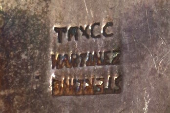 Stylish Taxco Sterling Silver Belt Buckle