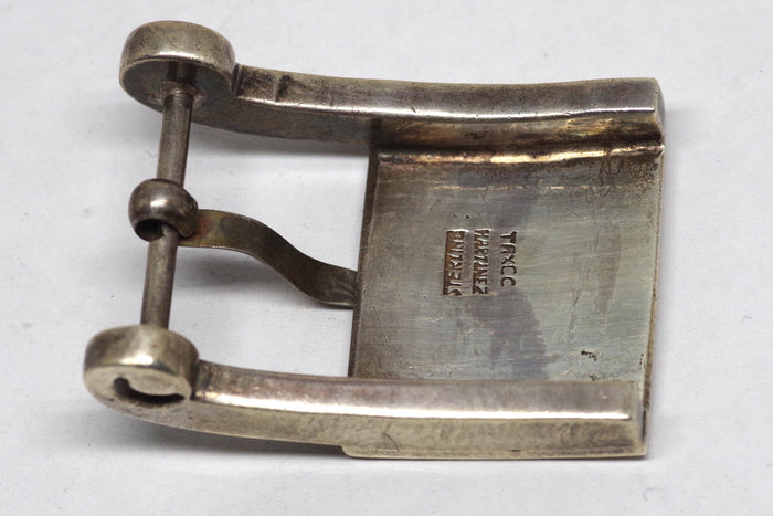 Stylish Taxco Sterling Silver Belt Buckle