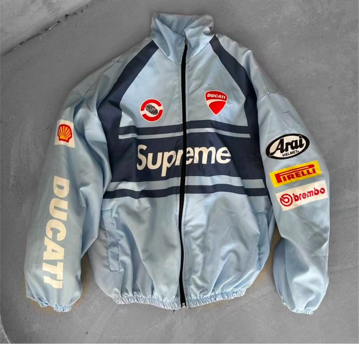 Supreme printed parachute material jacket