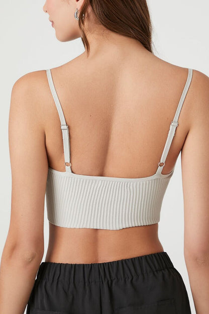 Sweater-Knit Cropped Cami