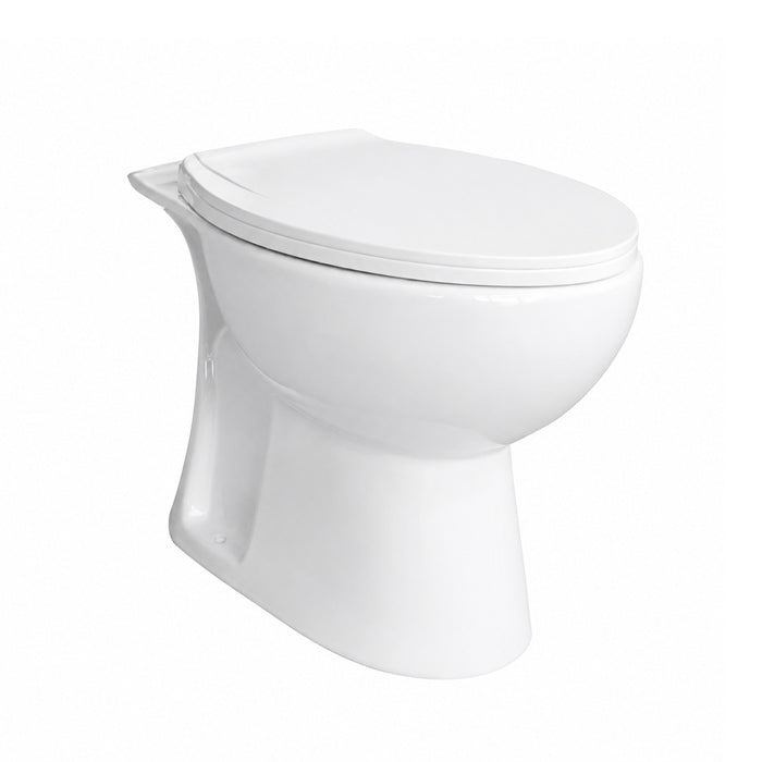 Taza WC Aura con fijaciones - Salida a piso (Vertical)