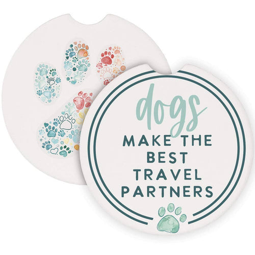 Travel Partners Paw - Car Coasters
