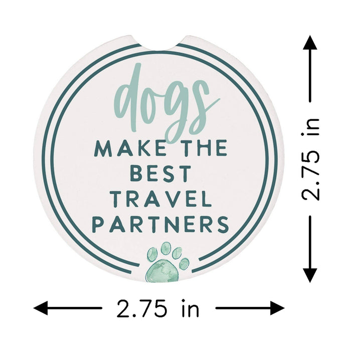 Travel Partners Paw - Car Coasters