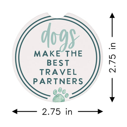 Travel Partners Paw - Car Coasters