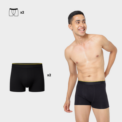Bummer Soft Modal Trunks 2 Pack Front
