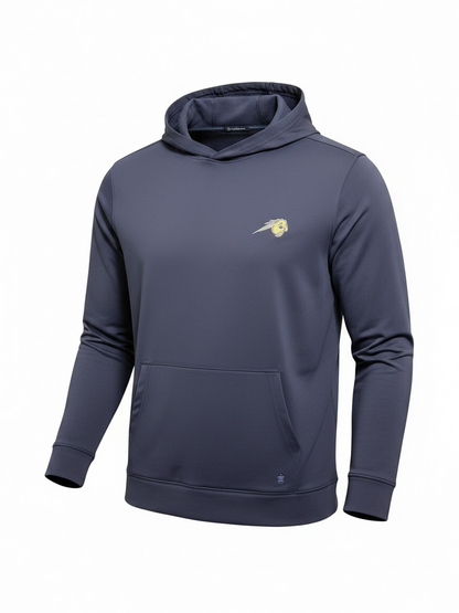 Turtleson Briggs hoodie, navy, horse logo embroidered