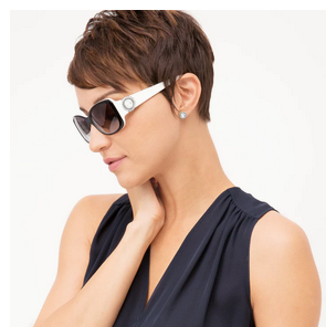 Twinkle Black/White Sunglasses